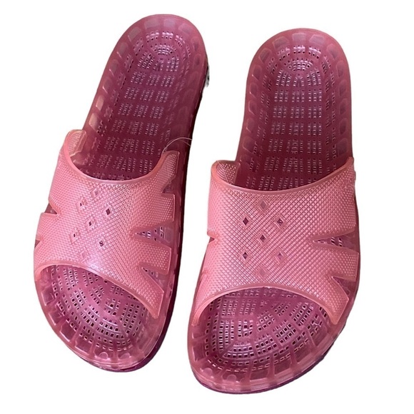 SENSI Jelly Sandal Waterproof, Messaging, Recovery Slide Pink Size 8 - Picture 4 of 13